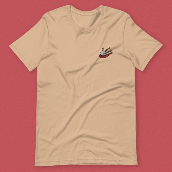 Xiao Long Bao Embroidered T-Shirt Hot on Sale - Image 5