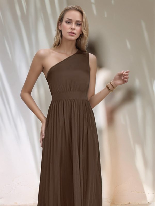 Hazel Blues® |  One Shoulder Sleeveless Midi Dress For Discount - Image 2