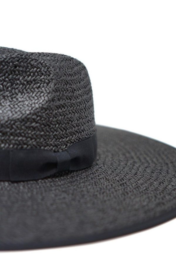 Hazel Blues® |  Emma Black Straw Rancher on Sale - Image 2