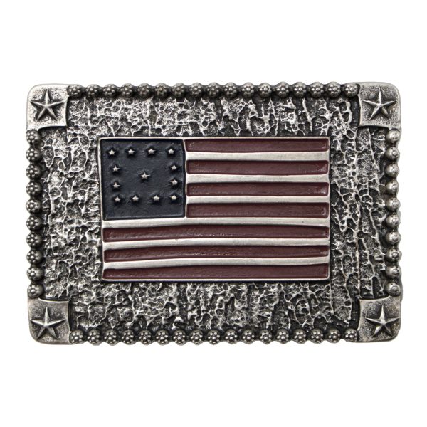 American Flag with Texture Buckle on Sale